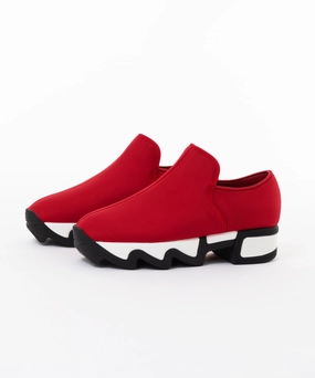 Versatility - maximized Wes I Red Low Top Sneaker Static Dissipative Sole All-Weather Design Wes I Red Low Top Sneaker