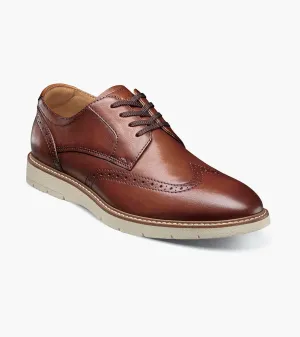 Vibe Wingtip Oxford-Cognac Multi| Florsheim Hip - Alignment football players Vibe Wingtip Oxford-Cognac Multi| Florsheim