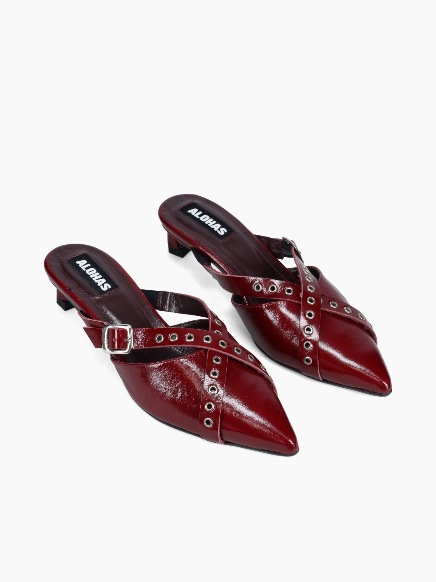 Zyra Burgundy Leather Dry Fit Street Style