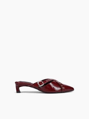Vibrant Sandals Zyra Burgundy Leather Zyra Burgundy Leather Easy To Wear Shoes Lightweight Comfort