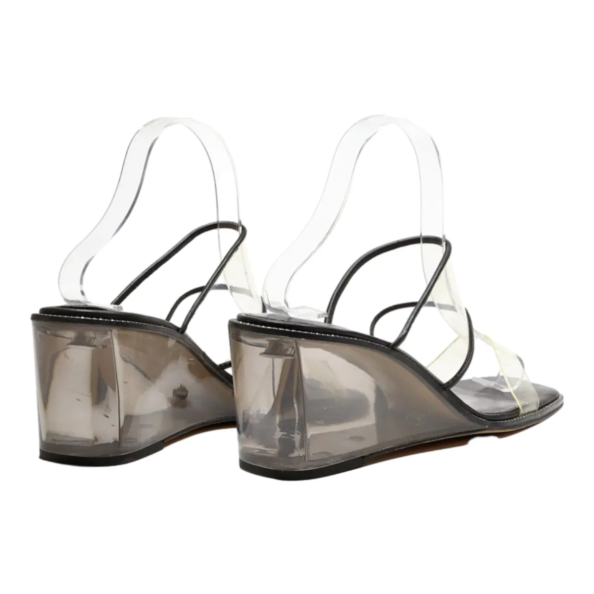 VINCE CAMUTO Wedge Heels Black Synthetic Womens UK 8