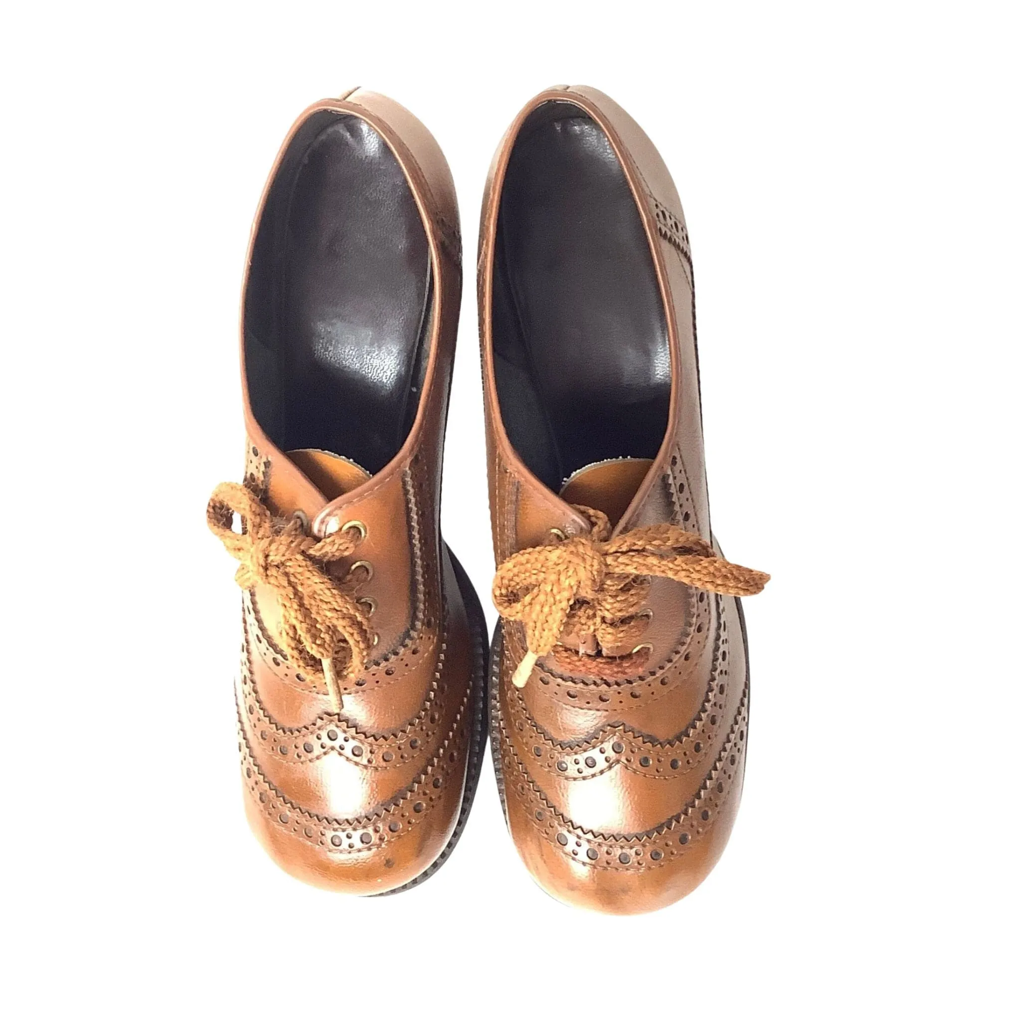 Vintage Heeled Brogues
