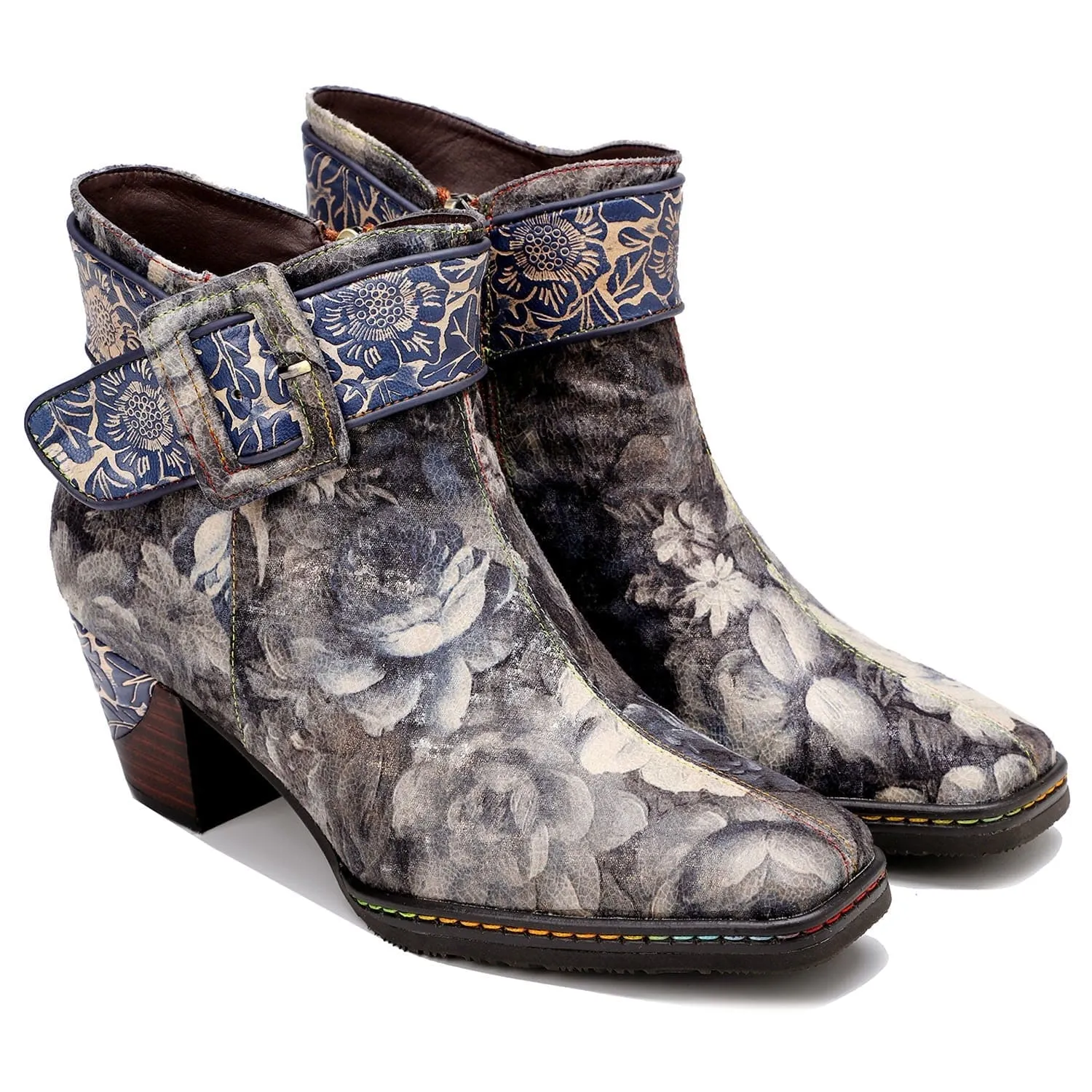 Vintage Printed Handmade Shoes