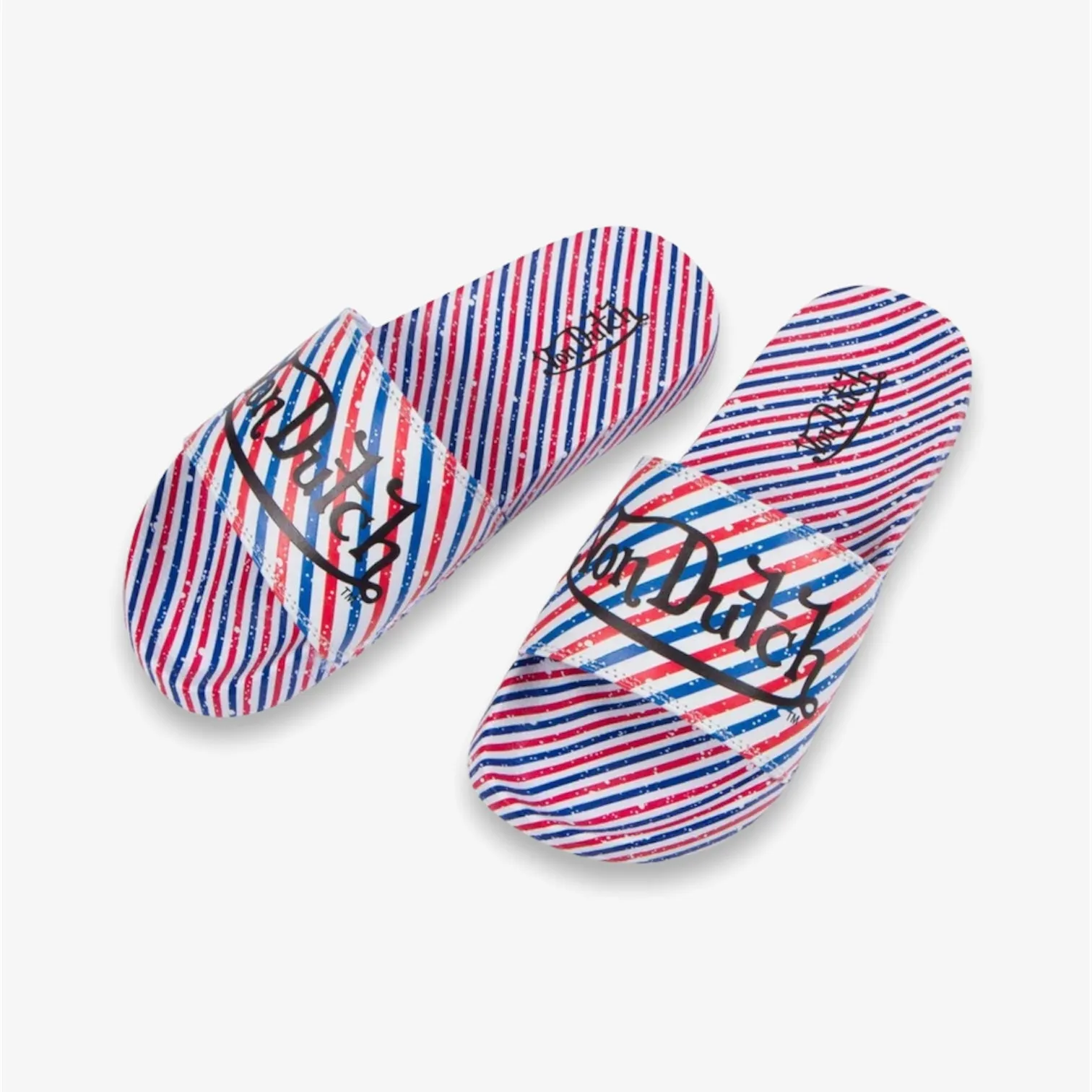 Von Dutch Barbershop Stripe Slides