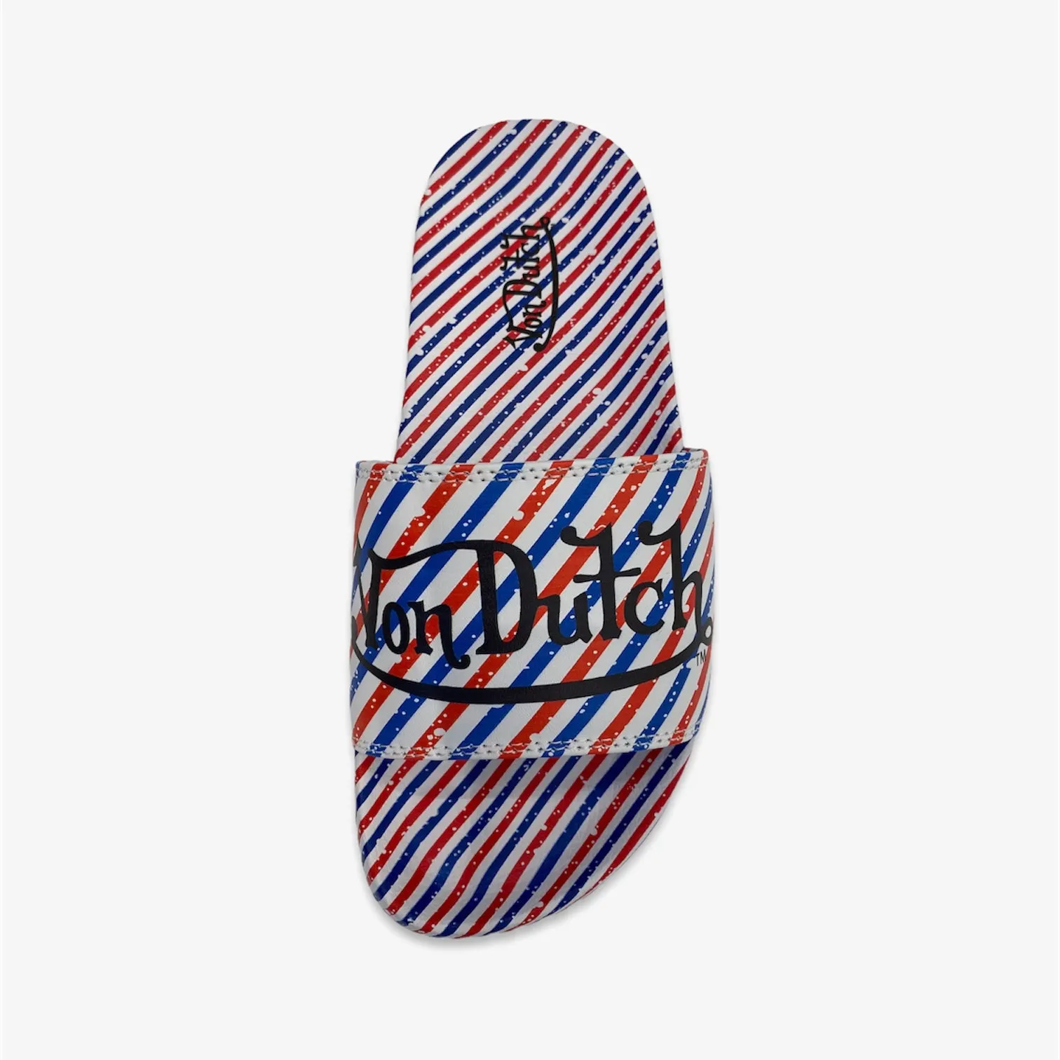Von Dutch Barbershop Stripe Slides