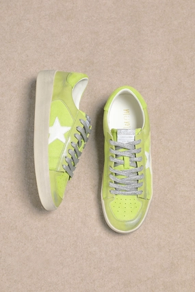 Walk With Purpose in Chartreuse travel - friendly Secure Lacing Mechanism Walk With Purpose in Chartreuse