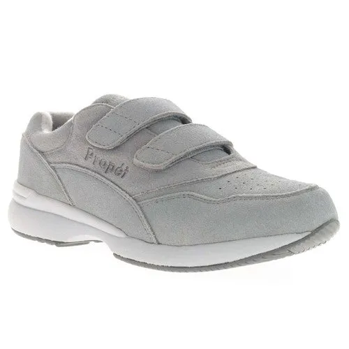 Tour Walker Strap-Grey Suede | Propet Distinctive materials Heat Dissipation System