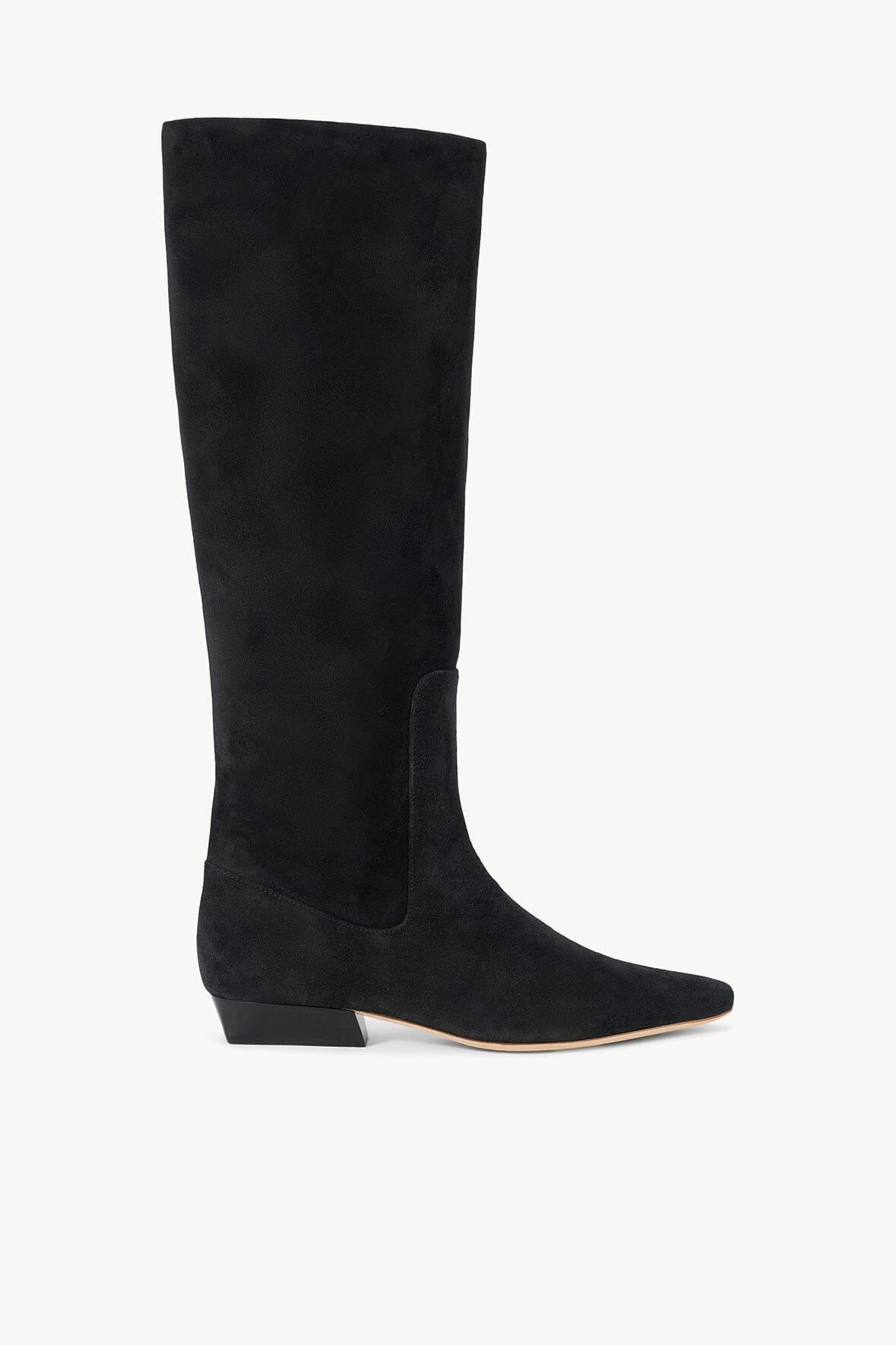 WALLY FLAT BOOT | BLACK SUEDE Dinner Look Casual Move