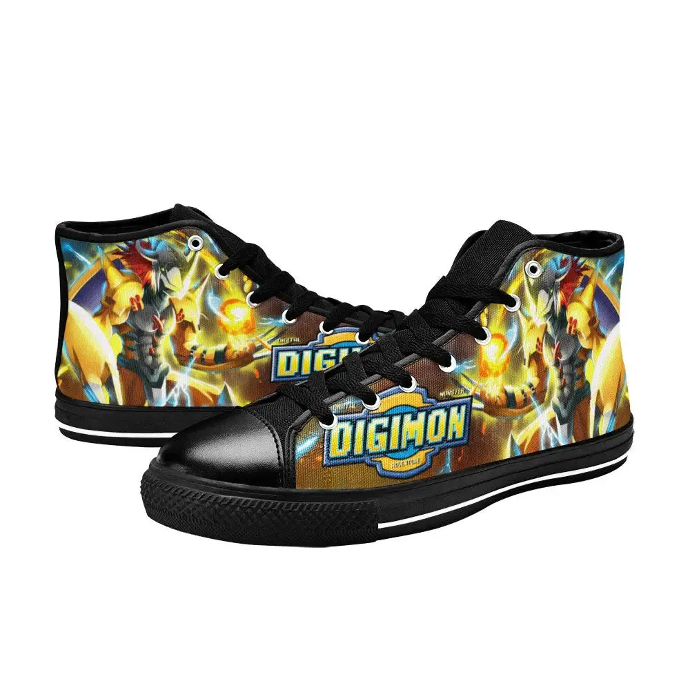 Wargreymon Digimon Adventure Shoes High Top Sneakers for Kids and Adults