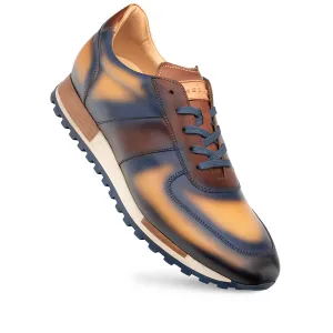 Washable Latini Multi-Tone Sneaker - Mezlan Advanced Airflow System Quick Dry Technology Latini Multi-Tone Sneaker - Mezlan