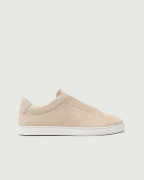 Waterproof Design Low 1 Laceless | Sand Suede Soft Touch Interior skaters' Low 1 Laceless | Sand Suede