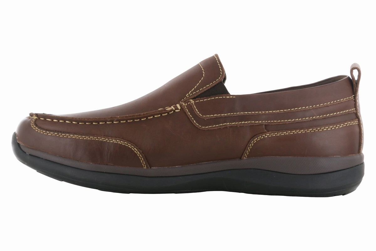 Propet Preston Slip On Coffee All Terrain Traction