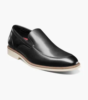 Wellington Moc Toe Slip On-Black | Stacy Adams Entirely Suitable Torsional Stability System Wellington Moc Toe Slip On-Black | Stacy Adams