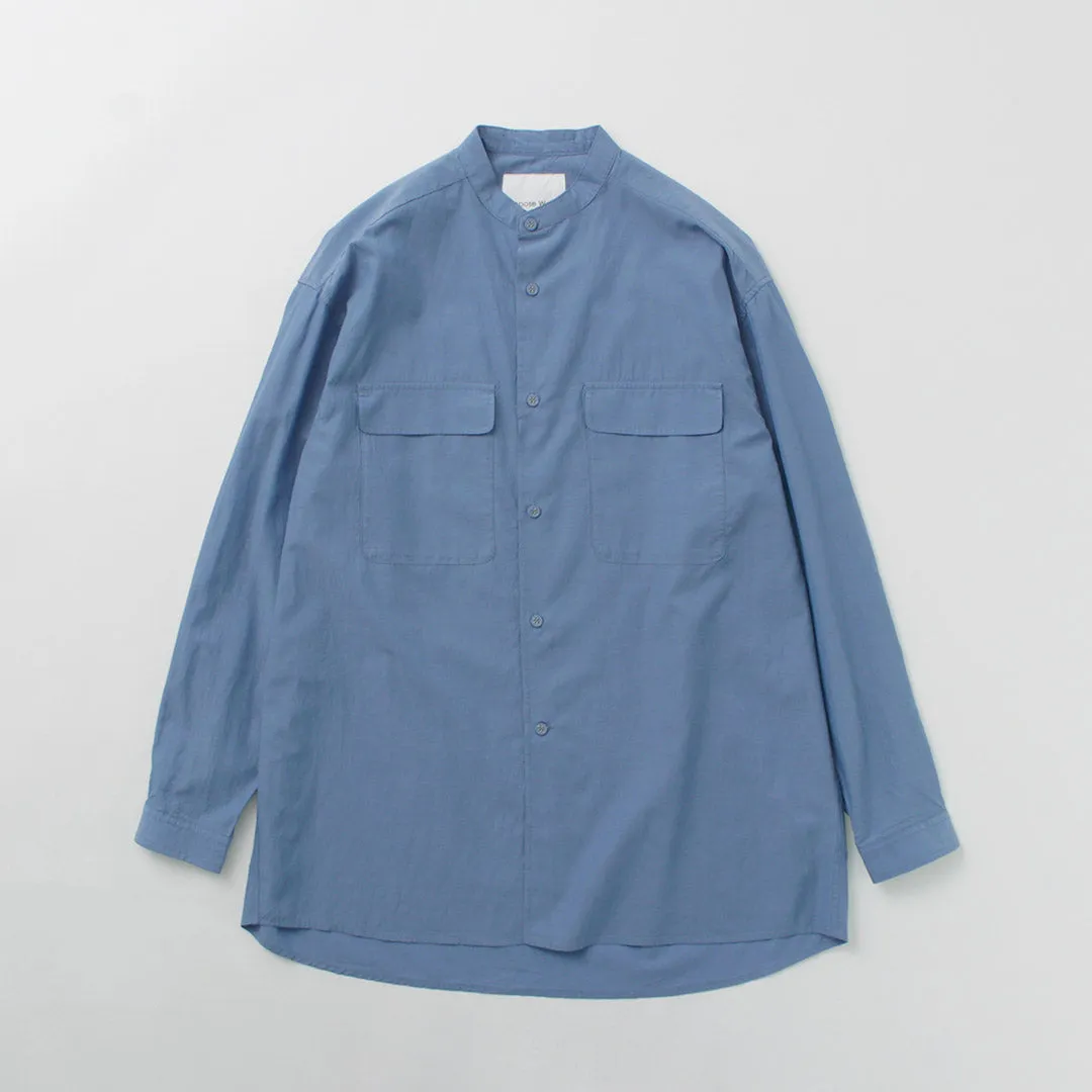 WHITE MOUNTAINEERING / Band Collar Shirt