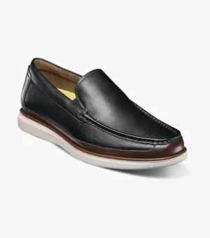 White tie wear Tropics Moc Toe Venetian Slip On-Black Multi | Florsheim Ergonomic Footbed Mid-top Tropics Moc Toe Venetian Slip On-Black Multi | Florsheim