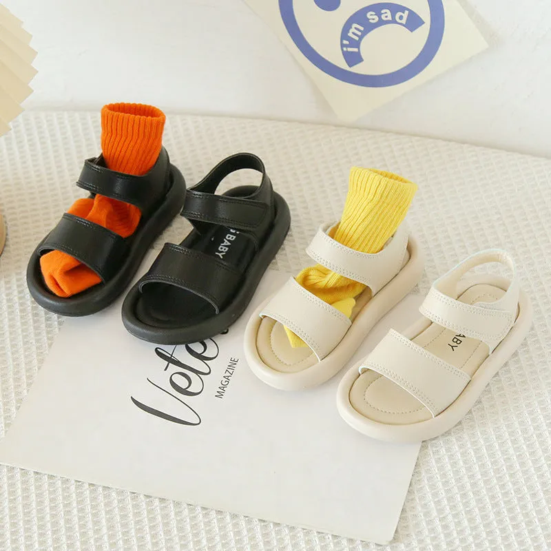 Wholesale Kids Soft Sandals Synthetic Leather Baby Supplies