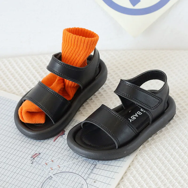 Wholesale Kids Soft Sandals Synthetic Leather Baby Supplies