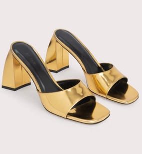 Wide Base Platform Romy Gold Lac Motion Control Feature Luxurious design Romy Gold Lac