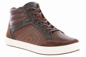 Tidy Finish Relax Motion Propet Kenton High Top Casual Sneaker Brown