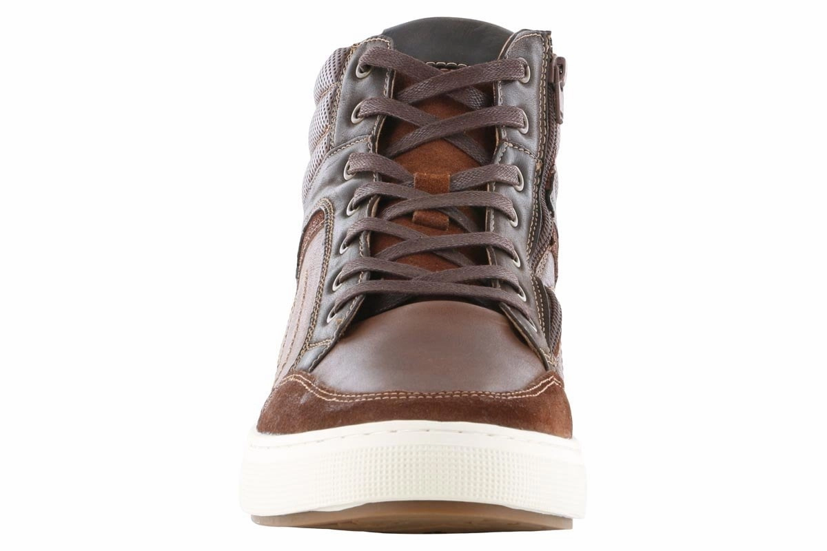 Free Step Propet Kenton High Top Casual Sneaker Brown