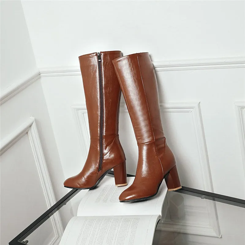 Winter Leather boots