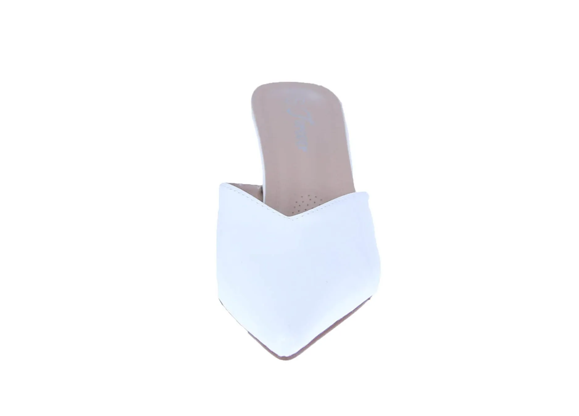 WOMAN'S HEELS WHITE PAT EQUAL-89