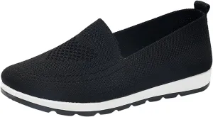 Women Breathable Mesh Slip On Shoes Casual Comfortable Walking Sneakers Lightweight Flats Non Slip Loafers