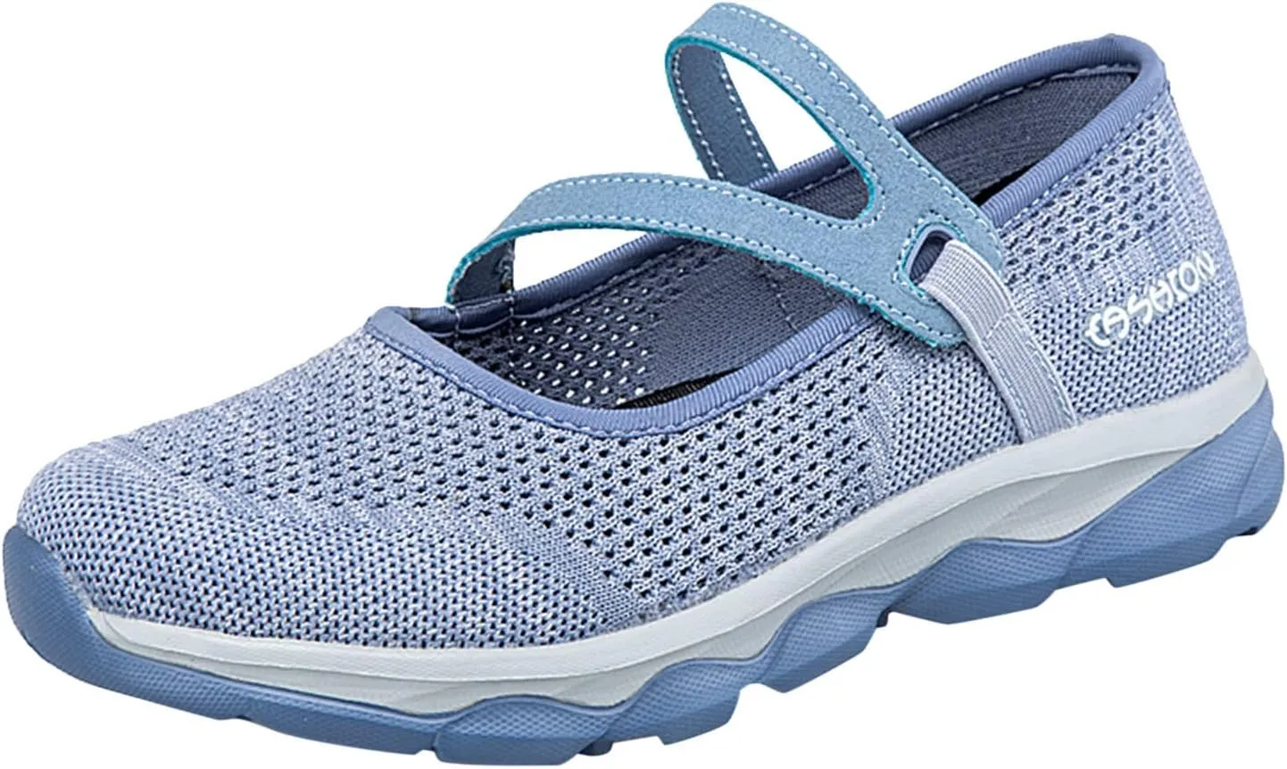 Women Casual Slip On Sneakers Breathable Walking Shoes Lightweight Canvas Comfortable Flats Non Slip Loafers