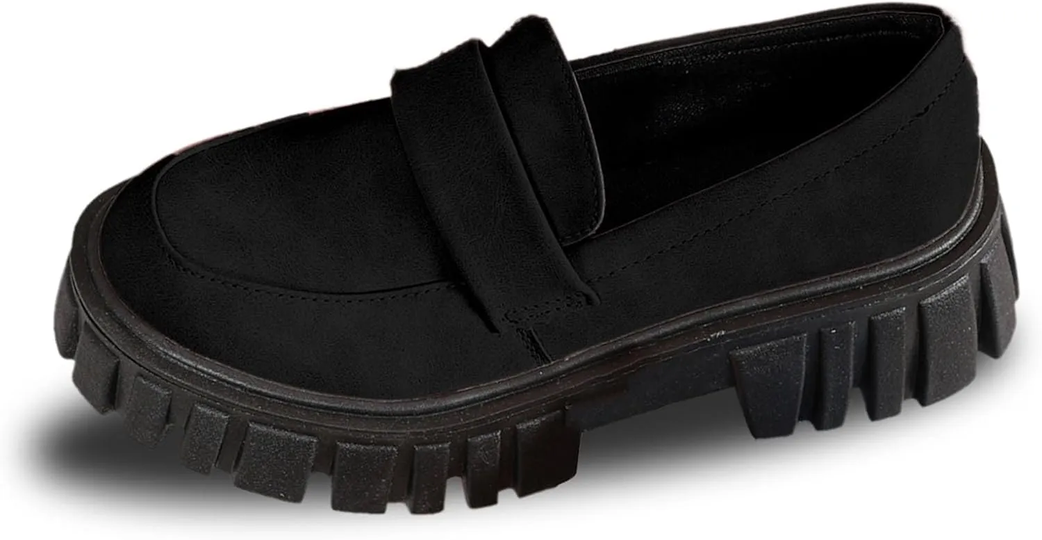 Women Loafers Shoes Slip-On Dress Shoes Business Casual Shoes Cute Work Shoes Comfortable Penny Loafer Office Shoes