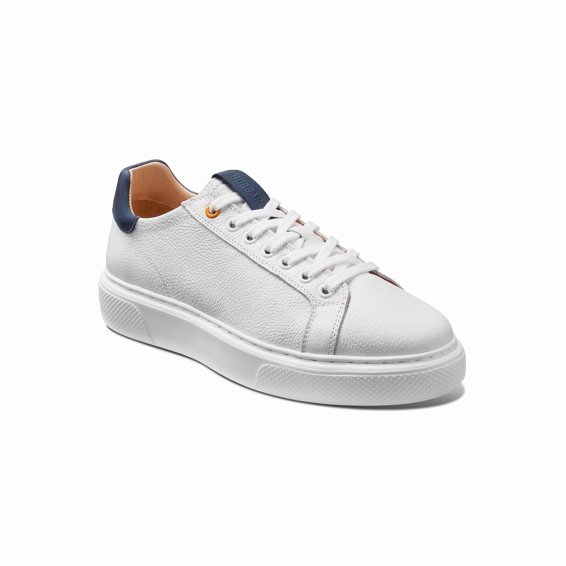 For casual hangouts WOMEN'S SUNSET SNEAKER 2.0-White Leather | Samuel Hubbard