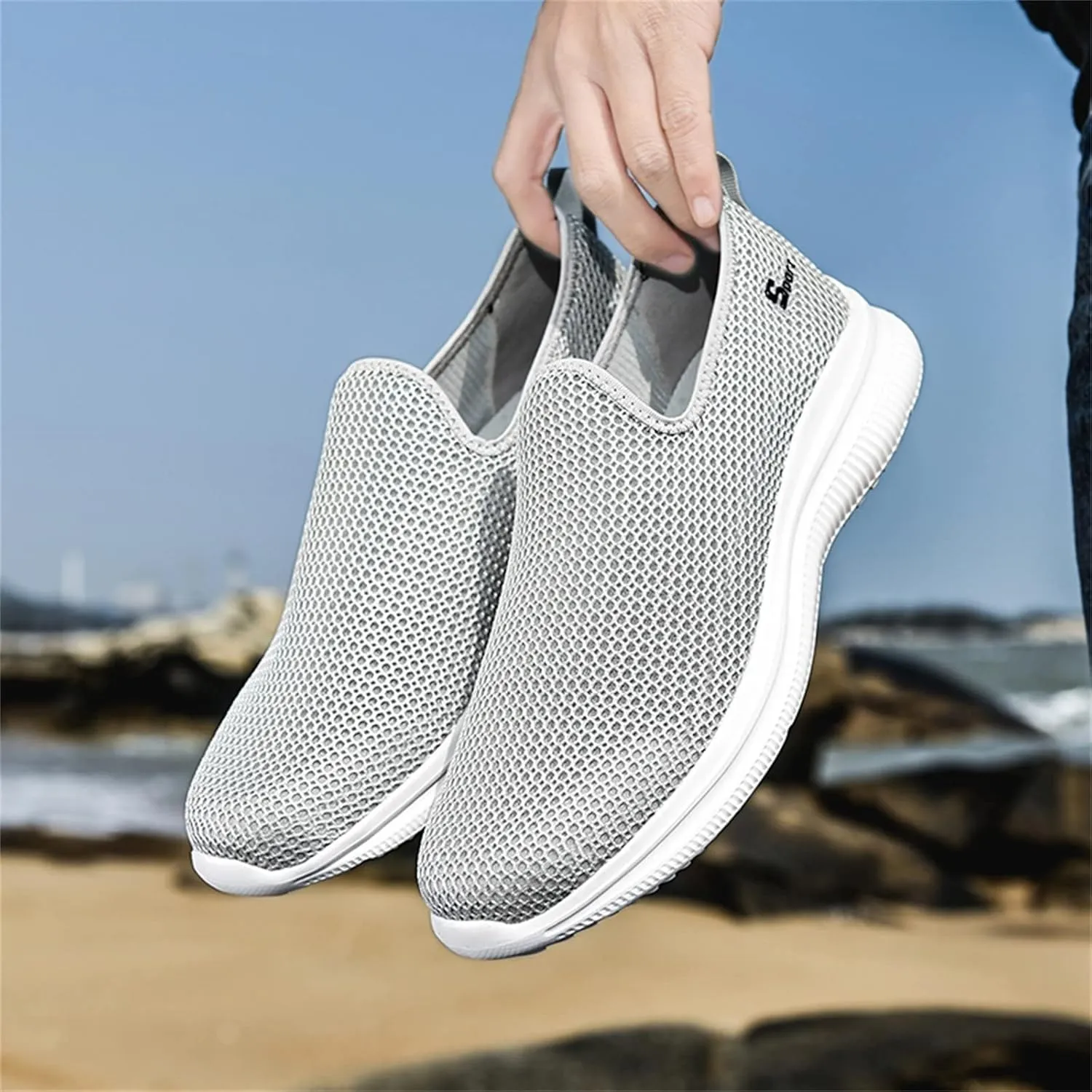 Women's Fashion Sneaker Non Slip Work Wide Comfortable Slip Resistant Work Shoes Work Tennis Shoes for Women Slip On Loafer Womens Black Slip On Sneakers