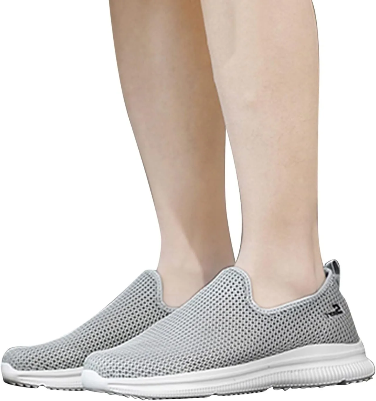 Women's Fashion Sneaker Non Slip Work Wide Comfortable Slip Resistant Work Shoes Work Tennis Shoes for Women Slip On Loafer Womens Black Slip On Sneakers