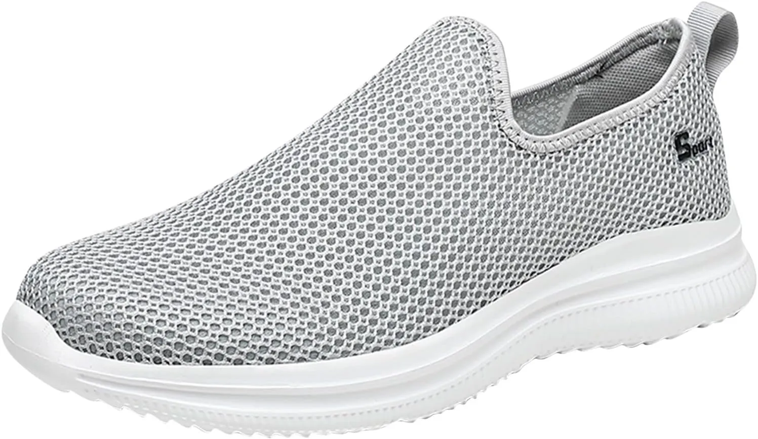 Women's Fashion Sneaker Non Slip Work Wide Comfortable Slip Resistant Work Shoes Work Tennis Shoes for Women Slip On Loafer Womens Black Slip On Sneakers
