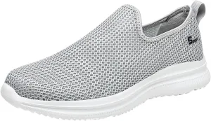 Women's Fashion Sneaker Non Slip Work Wide Comfortable Slip Resistant Work Shoes Work Tennis Shoes for Women Slip On Loafer Womens Black Slip On Sneakers