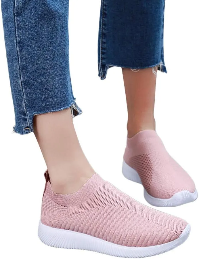 Women's Fashion Sneakers Casual Canvas Low-Top Slip Ons Women's Slip On Comfortable Lightweight Casual Shoes Slip On Loafers Women Women's Black Sneakers