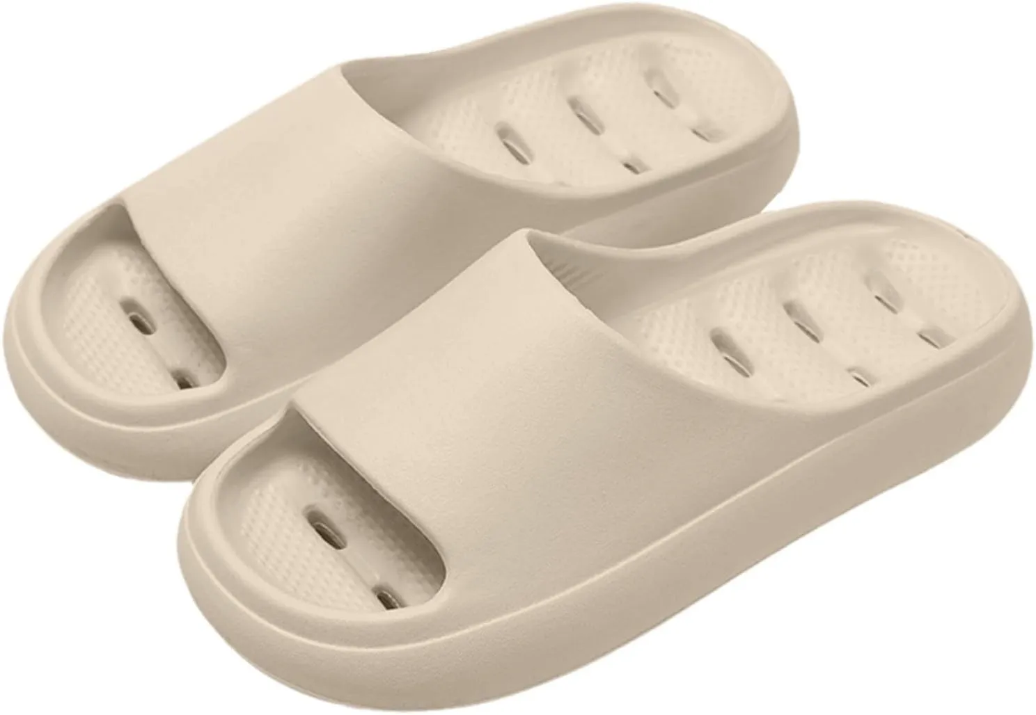 Womens Fluff Yeah Slide Slipper Summer Shower Shoes for Women and Men Massage Pool Slides Soft Cushioned Slip Slides