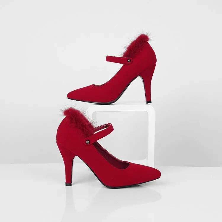 Women's Mary Jane High Heel Pumps