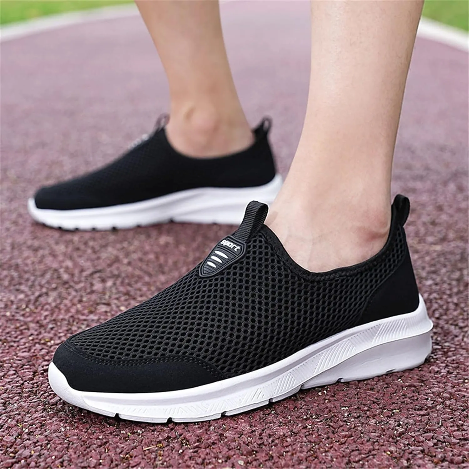 Womens Non Slip Work Shoes Slip On Water Resistant Non Slip Work Shoes Women Sports Women's Casual Shoes Dress Sneakers Black Tennis Shoe Loafers Shoe