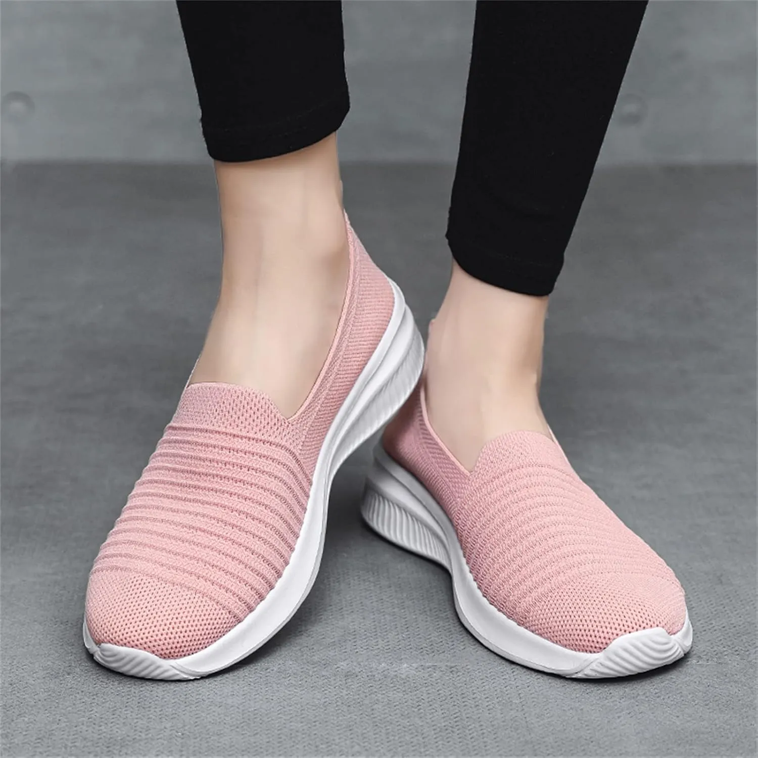 Women's Orthopedic Walking Shoes Slip On Breathable Sneakers Breathable Soft Sole Shoes 2024 New Mesh Sneakers