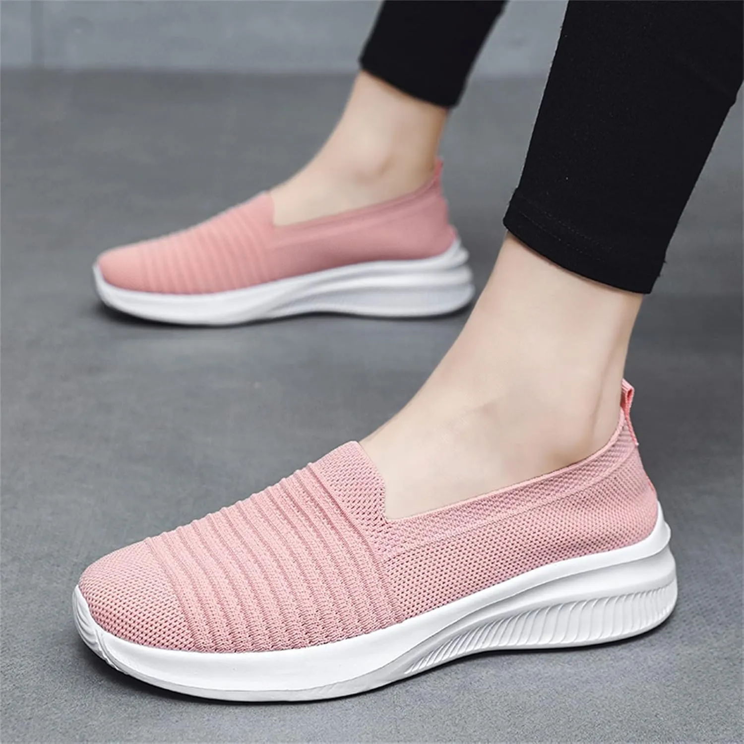 Women's Orthopedic Walking Shoes Slip On Breathable Sneakers Breathable Soft Sole Shoes 2024 New Mesh Sneakers