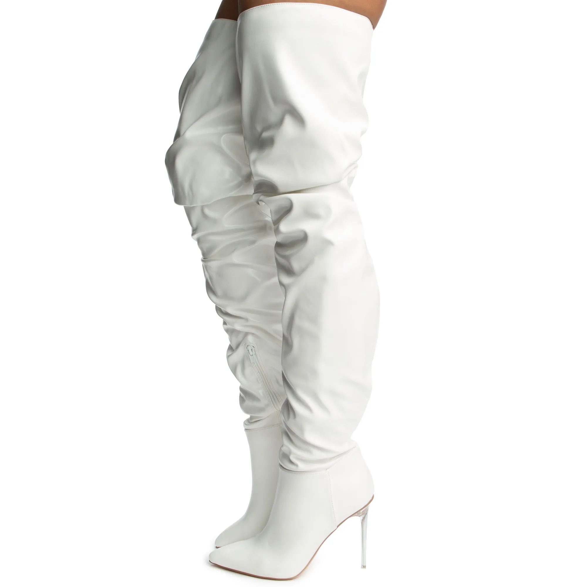 Women's Pointed Toe Over the Knee High Heel Stiletto Boots Heavenly-1 By Liliana