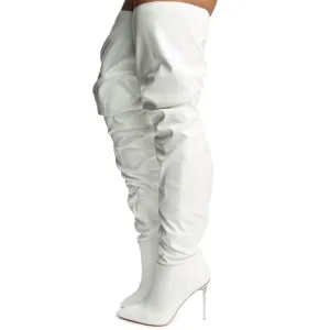 Women's Pointed Toe Over the Knee High Heel Stiletto Boots Heavenly-1 By Liliana