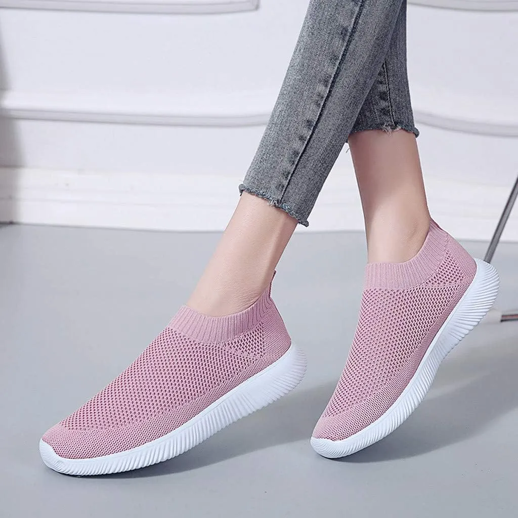 Womens Running Shoes Slip-on Walking Sneakers Slip On Shoes Women Lightweight Men's Casual Shoes Platform Sneakers Brown Tennis Shoe Loafers Shoe