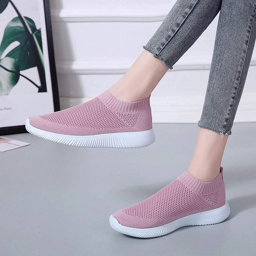 Womens Running Shoes Slip-on Walking Sneakers Slip On Shoes Women Lightweight Men's Casual Shoes Platform Sneakers Brown Tennis Shoe Loafers Shoe