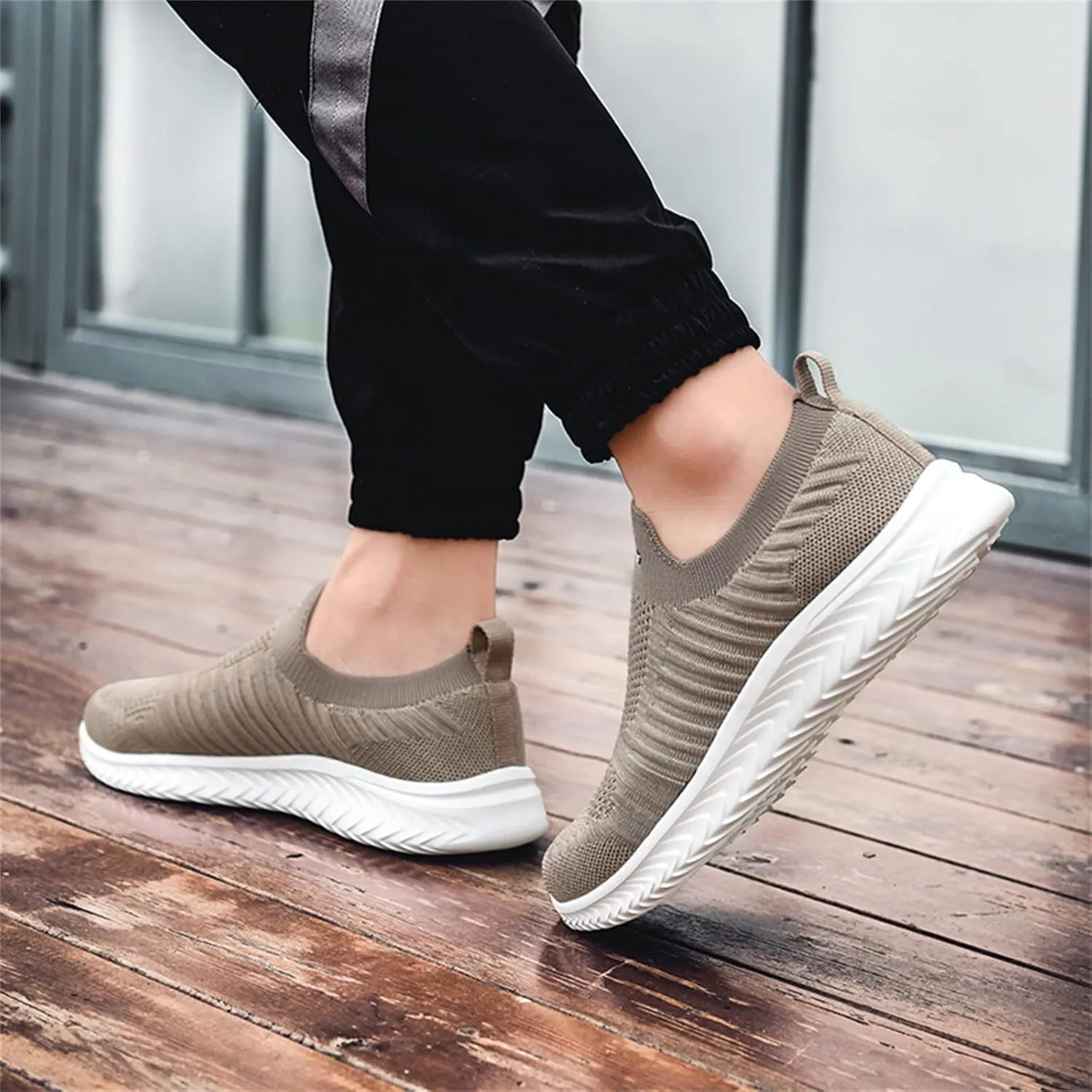 Women's Slip on Shoes Canvas Sneakers Loafers Non Slip Mens Dress Shoes Fashion Women's Shoes Casual Slip On Sneakers Tennis Shoe White Loafers
