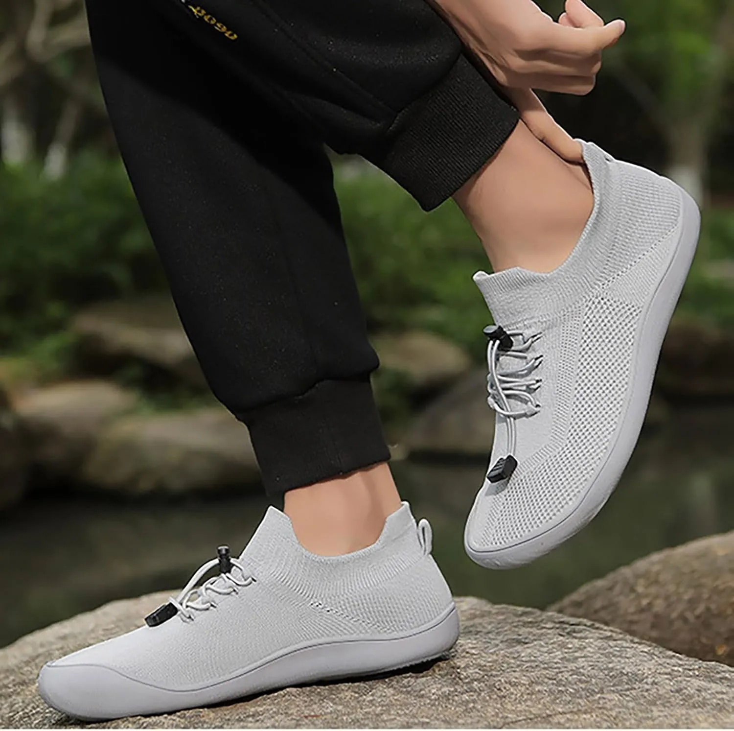 Women's Slip on Sneakers Shoes Woven Orthopedic Running Shoes for Men Comfortable Casual Dress Shoes Wedge Sneakers Steel Toe Tennis Shoe Loafers Dress Shoe