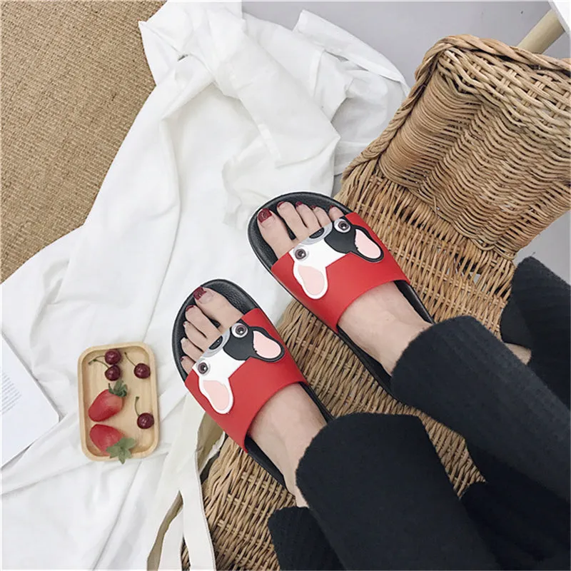 Women's Summer Casual Leather Flip Flops