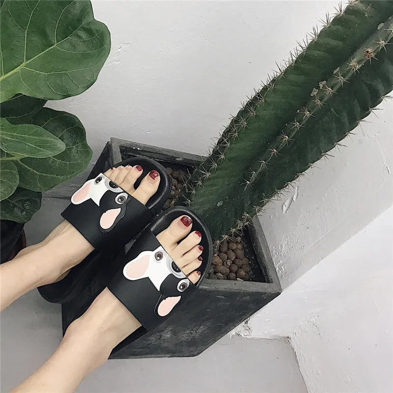 Women's Summer Casual Leather Flip Flops