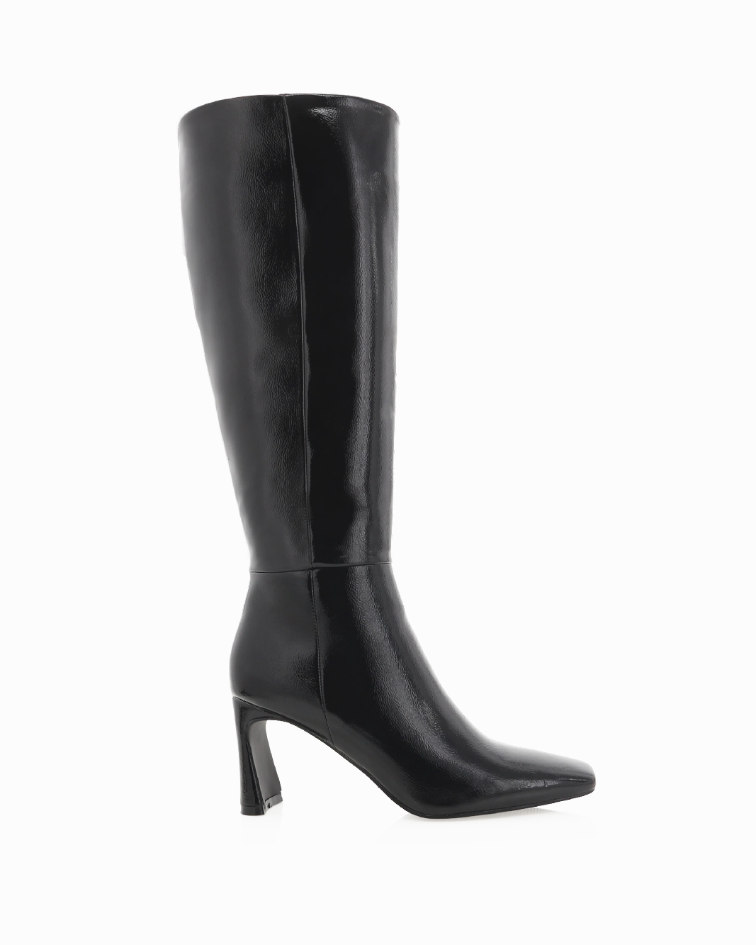 Urban Footwear Flexible Material YASMEEN - BLACK CRINKLE PATENT