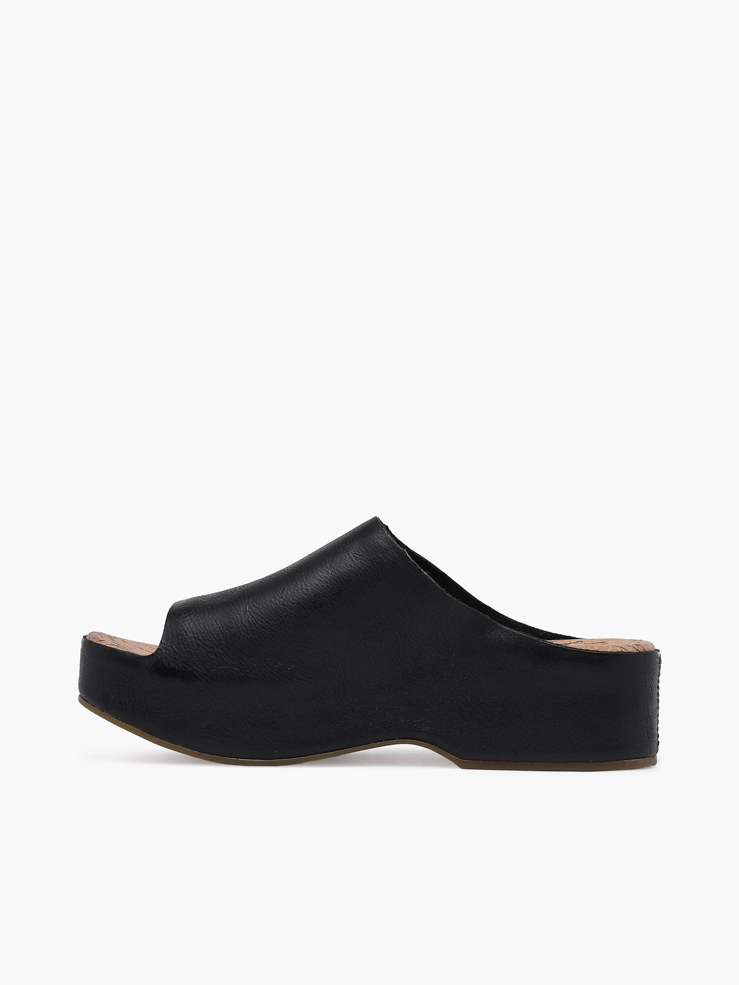 Yazmin Black Full Grain Leather Stone Hike Rest Walk